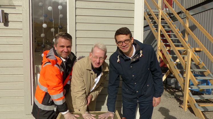 Nu har vi byggstartat HSB brf Smultrongården i Harvestad  