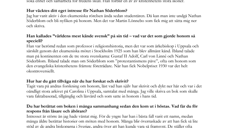Intervju med Jonas Jonson