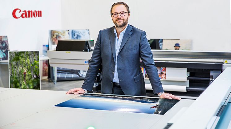 Michele Tuscano, European Production Partner og LFG Direct Sales Director, Canon EMEA