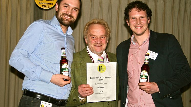 CELIA wins FreeFrom Food Awards as ‘Best Gluten Free Beer’