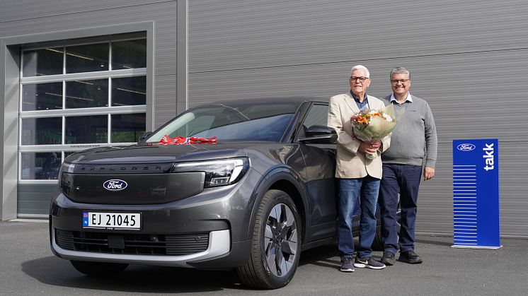 Ford Explorer kundeutlevering 