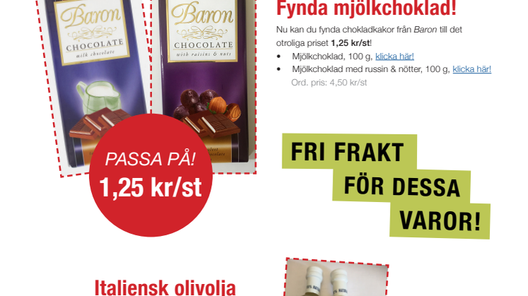 Veckans klipp på Matsajten
