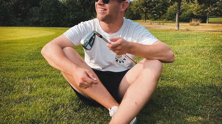 Benjamin Diedering im GolfPark Leipzig