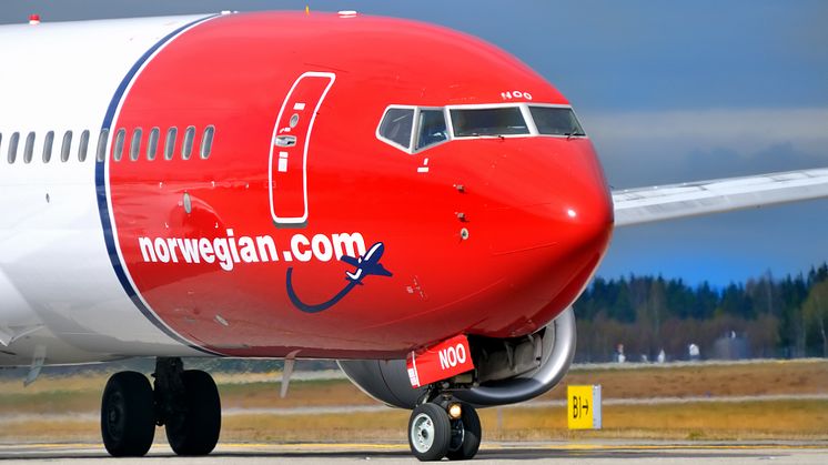 Norwegian-flyet LN-NOO på OSL