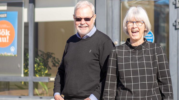 Bertil Svensson och Eva Rubin fyller båda 65 i år och lämnar ABK i april för livet som pensionärer.