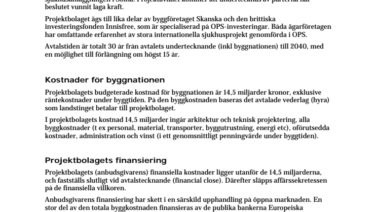Faktablad om OPS