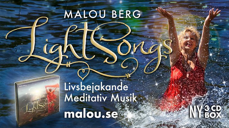 Nu lyfter Malou Bergs nya musikverk ”LightSongs” och flödar ut över världen! 