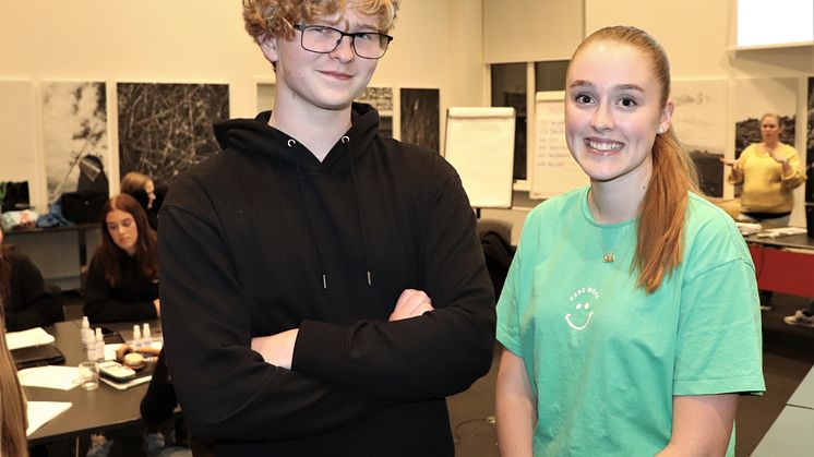 Marcus Faaborg Boysen og Sarah Balle Aaen går i 9. klasse på Karensmindeskolen i Støvring og er begge med i fælleselevrådet