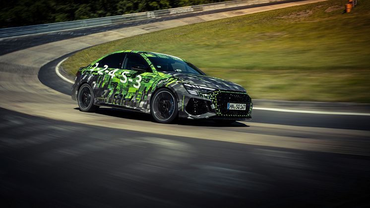 Audi RS 3 introduceres i Danmark med ny rekord på Nürburgring i bagagen