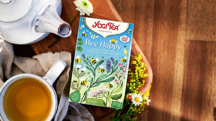 Yogi Tea Limited edition Bee Happy tee