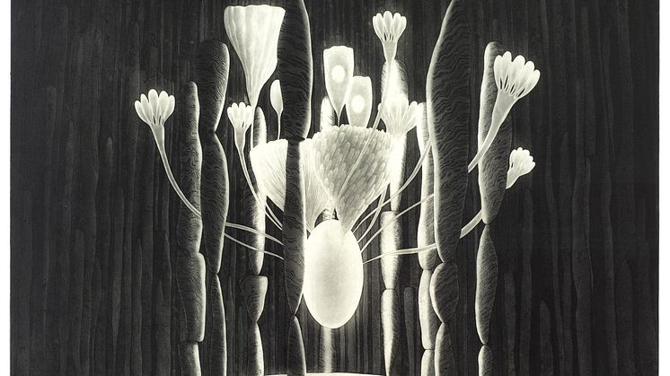 Shigeo Risho, Duften av spirende frø, 1999. Del av Trondheim kunstmuseums samling. 