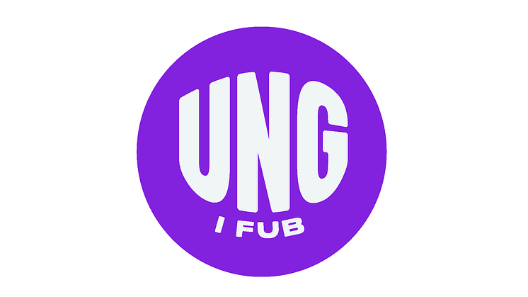 Ung i FUB-logotyp-rund-lila med utrymme runt om