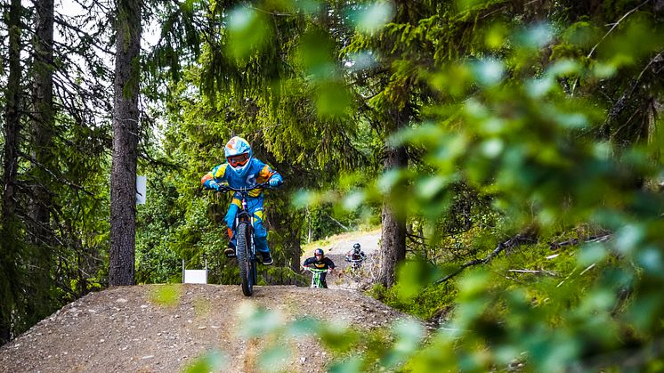 Familjevänlig downhill