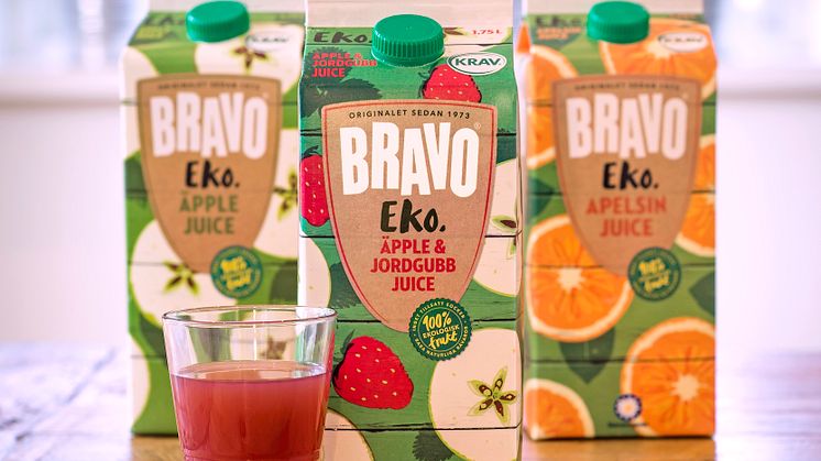 Populära Bravo Eko - nu med äpple & jordgubb-smak!