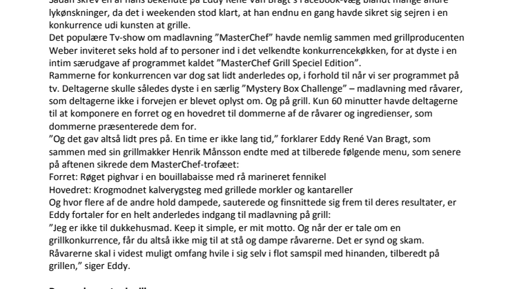 Eddy vinder altid