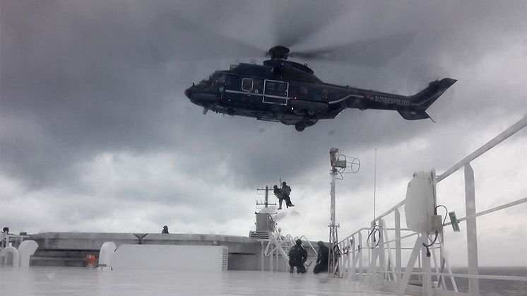 Scandlines indvier helikopterplatform på M/F Berlin