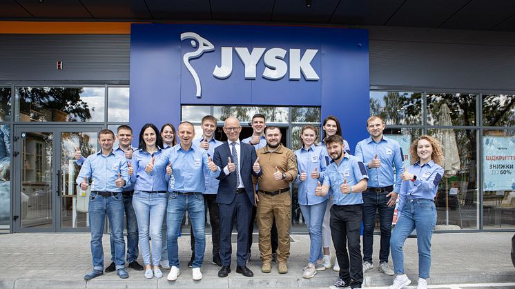 JYSK wznawia działalność w Buczy, w Ukrainie