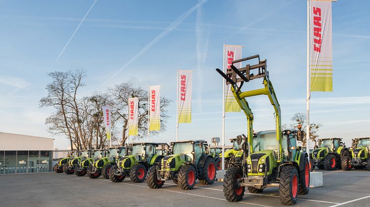 I CLAAS traktorfabrik i Le Mans produceras varje år 10 000 traktorer. 