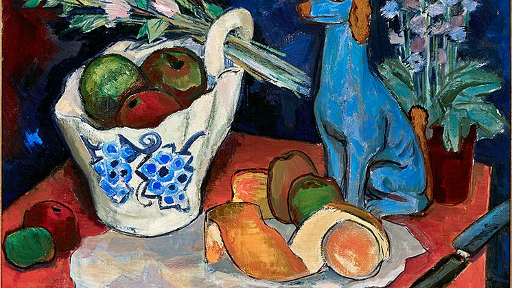 Tove Jansson- Opstilling, 1939. Signeret. Olie på masonit. 50 x 65 cm. Vurdering 350.000-400.000 kr.