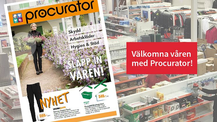 Stor vårkampanj i Procurators butiker och webbutik