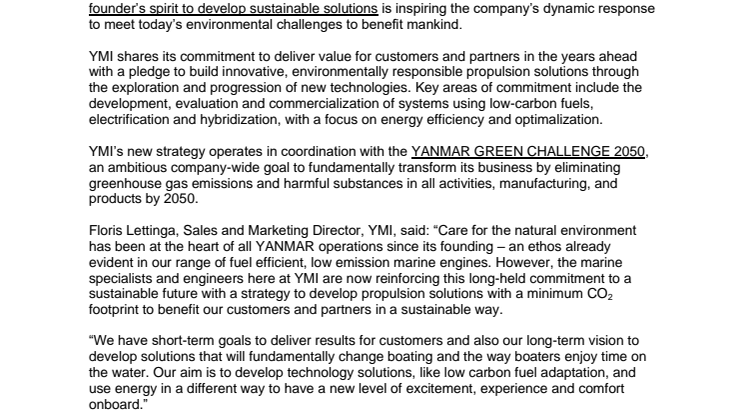 19 Jan 23 - YMI Reveals New Energy Transition Strategy at Dusseldorf.pdf
