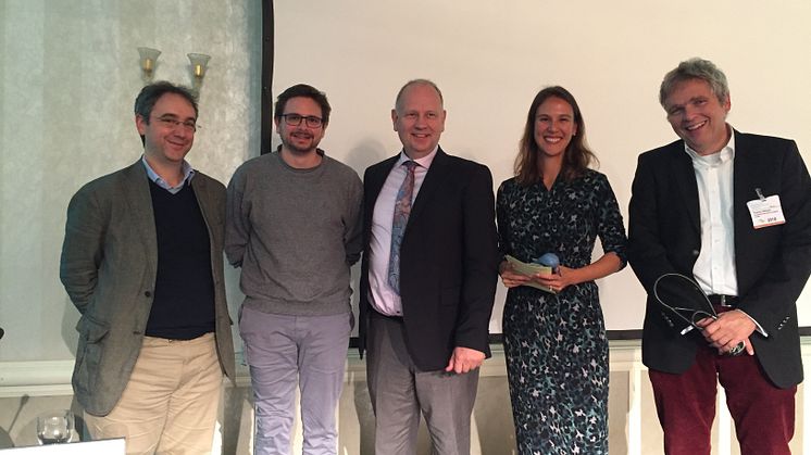 Diskutierten die digitale Anwendungen in der ambulanten Versorgung: Dr. Tobias D. Gantner, Marco Schmidt, Dr. Ulrich Clever, Jessica Hanneken, Dr. Thomas Aßmann (v.l.)