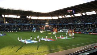 Invigningen av UEFA U-21 EM på Gamla Ullevi