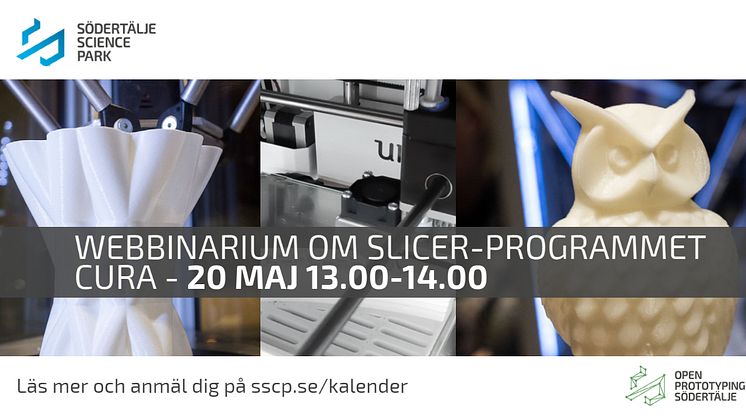 Grunderna i Slicer-programmet Cura samt efterbehandling av 3D-utskrifter