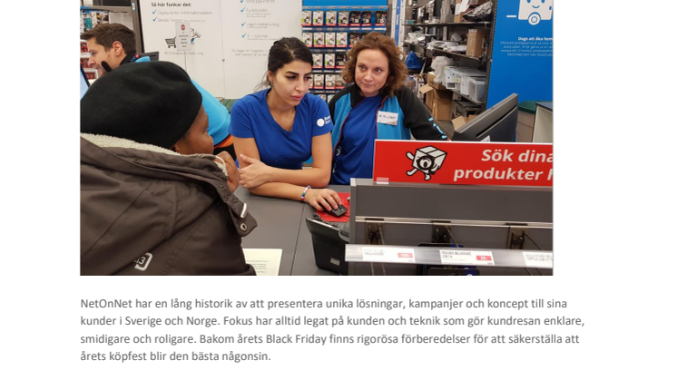Black Friday hos NetOnNet inleddes återigen med många nya rekord