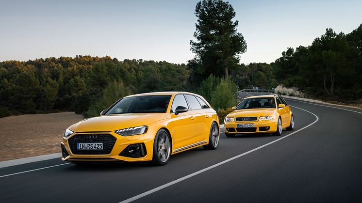 Audi RS 4 Avant edition 25 years og Audi RS4 Sport