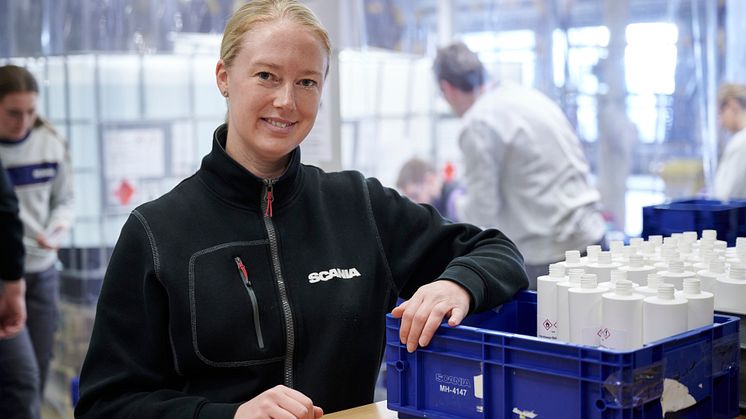 Malin Malmbrandt, Standortleiterin für Cummins/Scania XPI