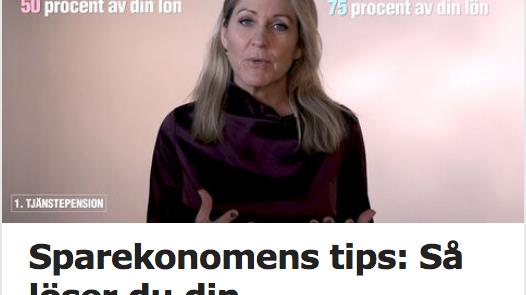 Sparekonomens tips: Så löser du din pensionsångest