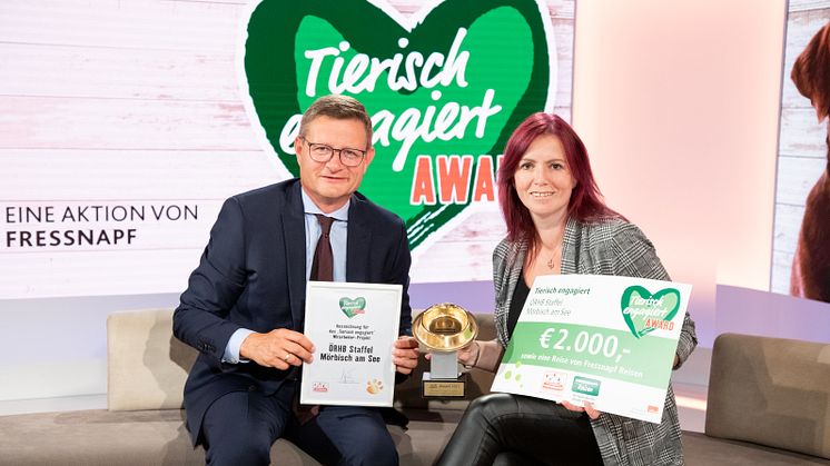Fressnapf TEA 2021 Mitarbeiteraward Martina Kiss
