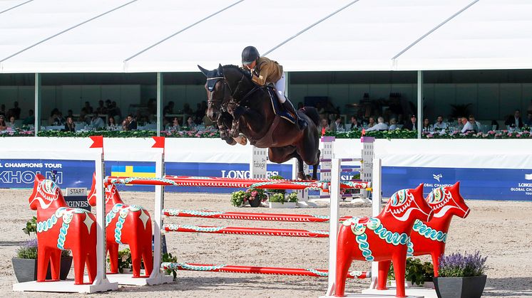 El Barone 111 Z och Malin Baryard Johnsson vid GCT Stockholm