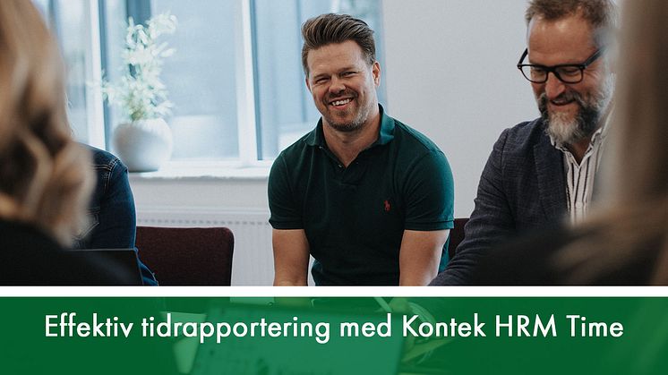 Webinar - effektiv tidrapportering med Kontek HRM Time