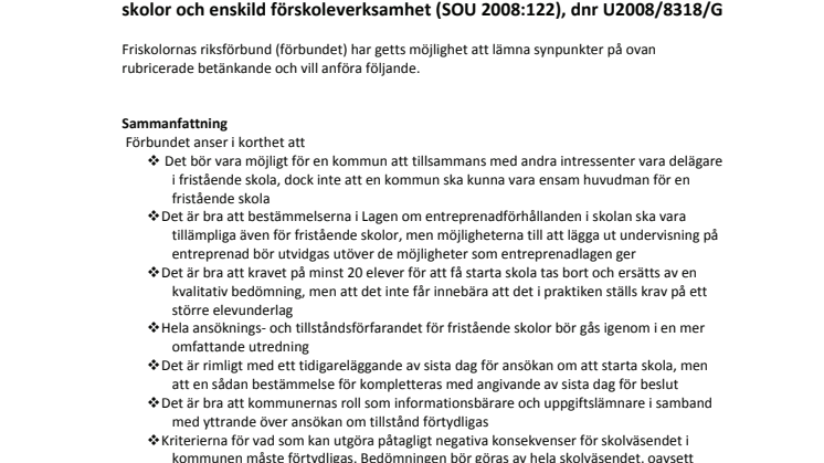 Ökade entreprenadmöjligheter för skolor skulle gynna eleverna