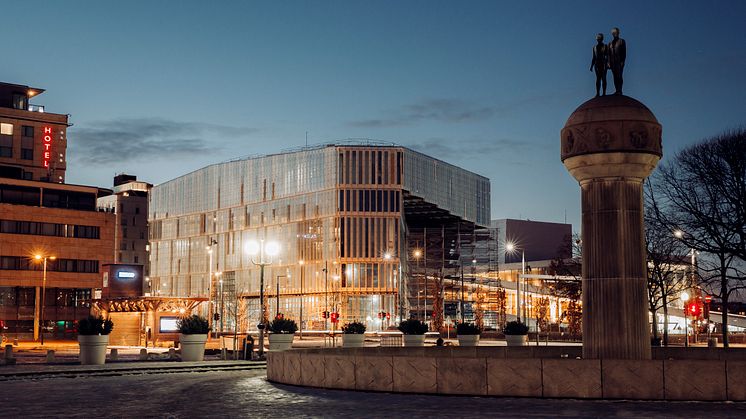 Building process of Deichman Bjørvika 