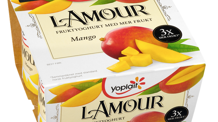 Yoplait l'Amour mango