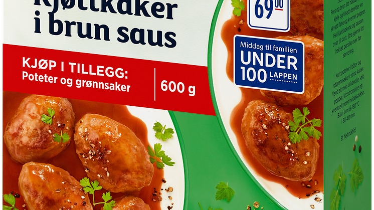 Fjordland komponenter Kjøttkaker i brun saus