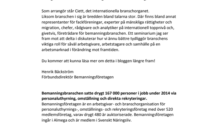 Snart i Rom - så bidrar branschen världen över