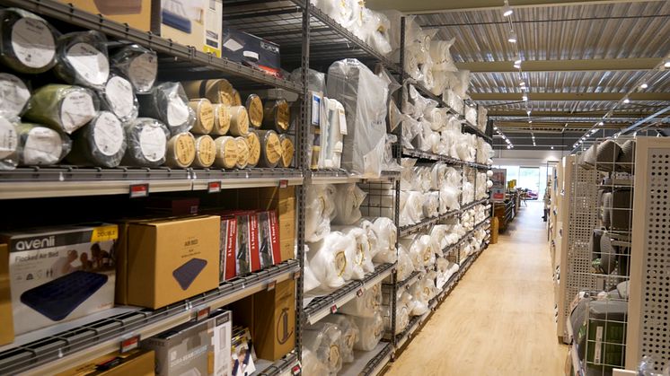 Vernieuwde winkel JYSK in Schagen