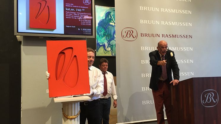 Paolo Scheggi sold for DKK 2.5 million / € 335.000