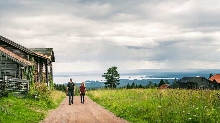 Utsikt över Orsasjön. Forum för Naturturism anordnas i år i Orsa Grönklitt i Dalarna. Foto: Per Hagdahl, Visit Dalarna.