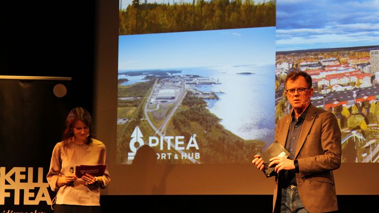 Anders Lundkvist, Piteås kommunalråd och Kristina Sundin Jonsson, Skellefteås kommunchef