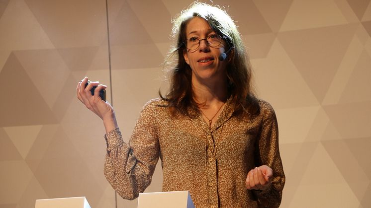Medgrundaren Johanna Björklund, prisad techentreprenör.
