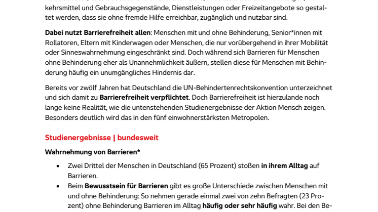 #OrteFürAlle - Faktenblatt Barrierefreiheit