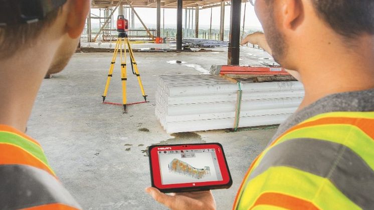 Hilti PLT 300 - digital utsättning för enkel och snabb användning