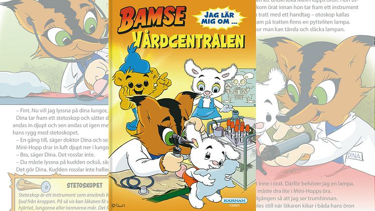 Roliga faktaböcker med Bamse för vetgiriga barn 