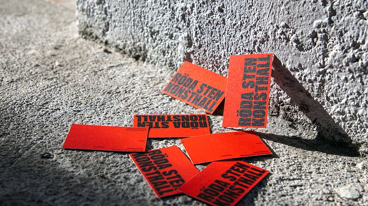 Röda Sten Konsthall har fått en ny visuell identitet