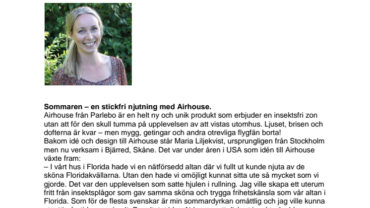 Månadens innovatör i juli 2011 Maria Liljekvist